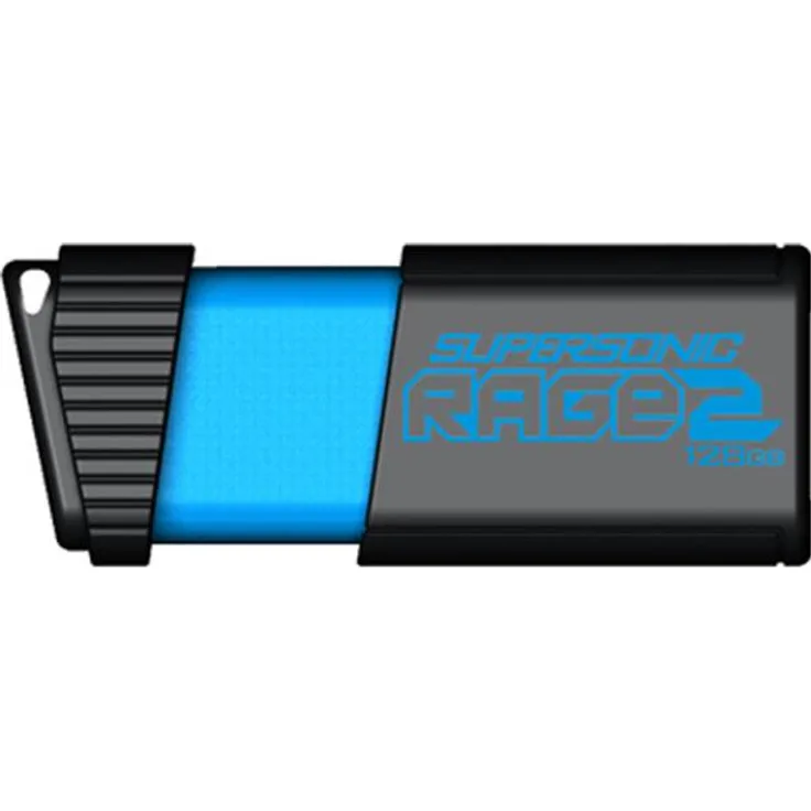 Patriot Memory Supersonic Rage 2 128GB 128GB USB 3.0 Schwarz, Blau USB-Stick (PEF128GSR2USB)