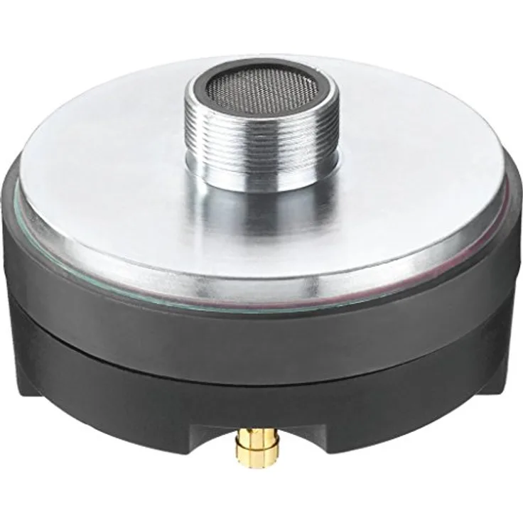 MONACOR MRD-44PA PA-Horntreiber, Treiber mit 35 mm Standardgewinde für die Bestückung und den Selbsteinbau in Lautsprecher oder Boxen, 45W, 8 Ohm, in Silber