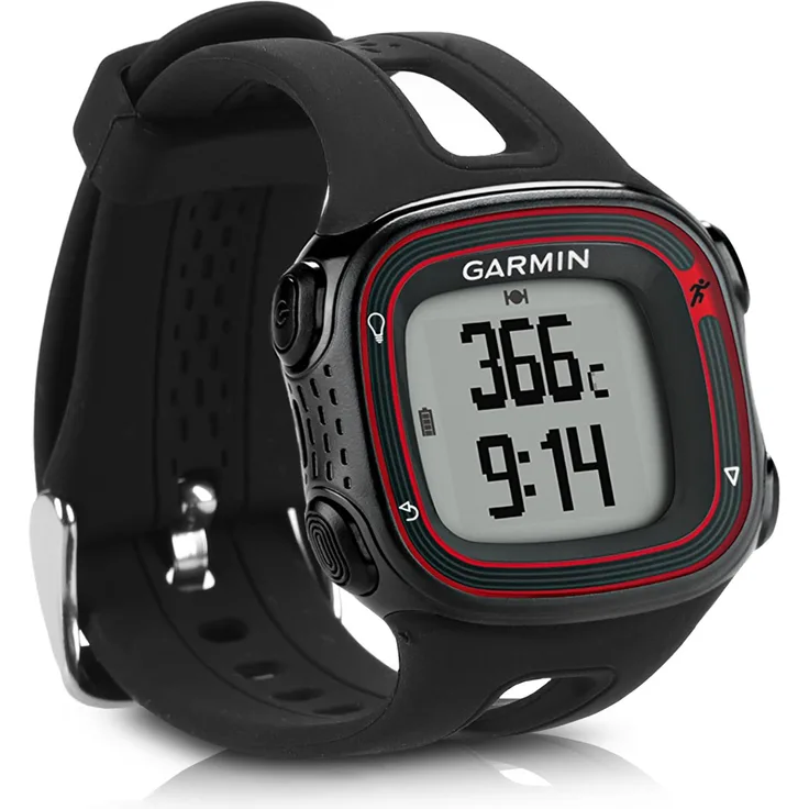 kwmobile Sport Ersatzarmband TPU mit Uhrenverschluss für Garmin Forerunner 10 / 15 Schwarz