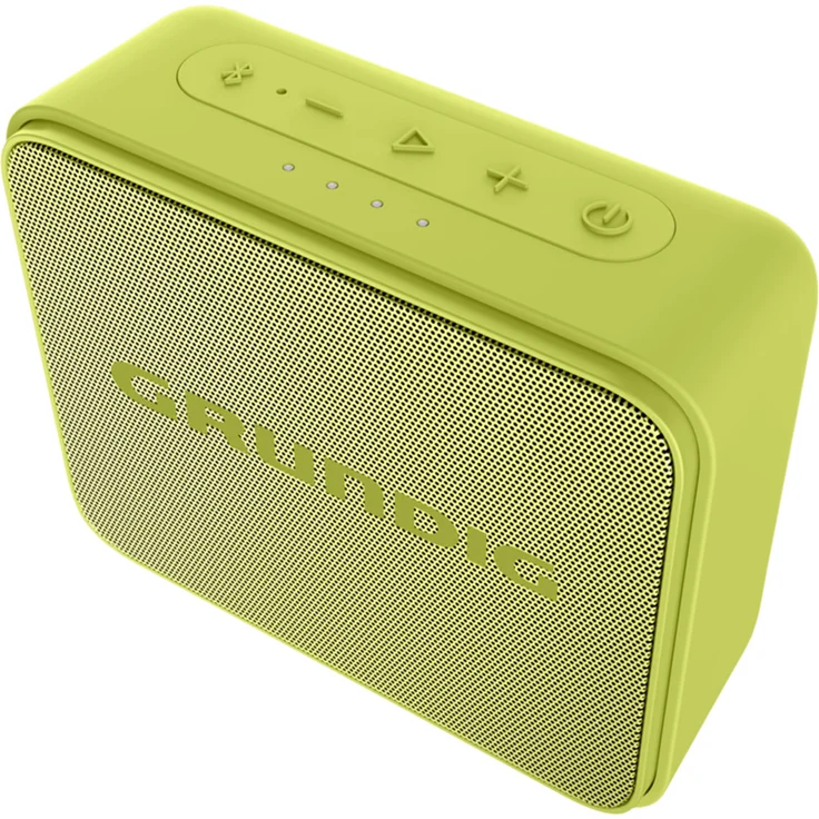 Grundig GBT JAM Black Lime (12180007028) Mini Bluetooth-Lautsprecher mit Mikrofon, spritzwassergeschützt, grün – Bild 4