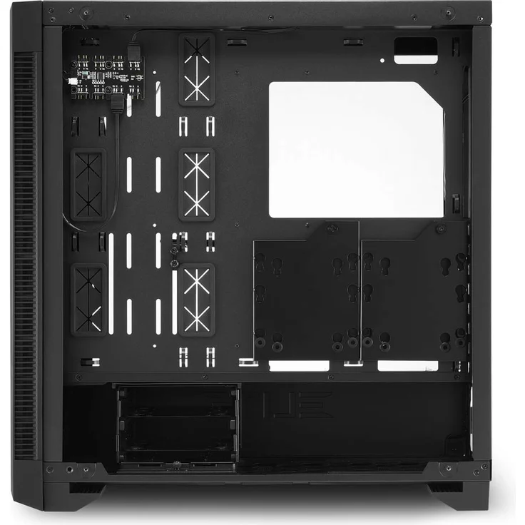Sharkoon Elite Shark CA200G, PC-Gehäuse, ARGB, 8-Fach RGB-Steuerung, klassischer und vertikaler Grafikkarteneinbau – Bild 6