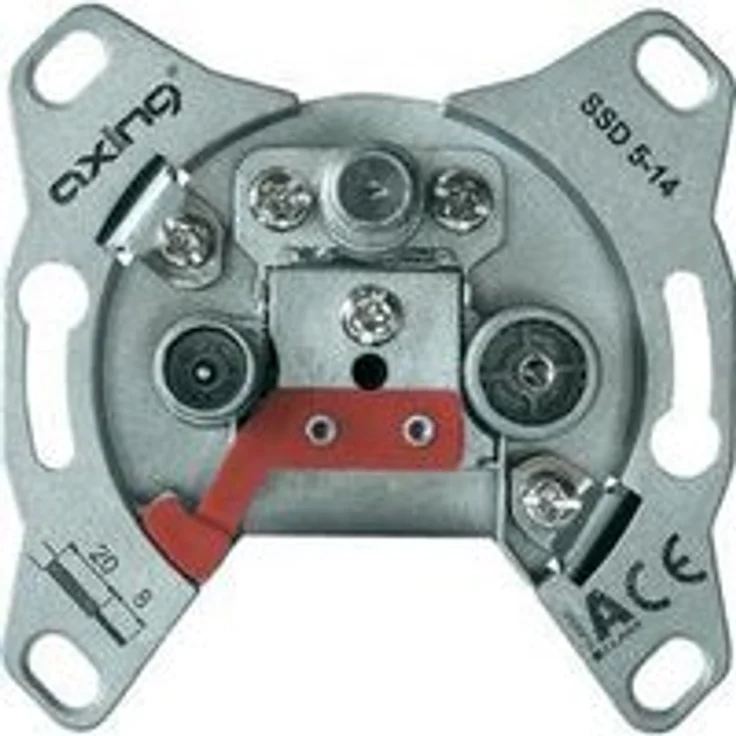 Axing SSD 5-00 Universal Sat Stichleitungsdose für Multischalter-Anlagen (SAT-TV-R)
