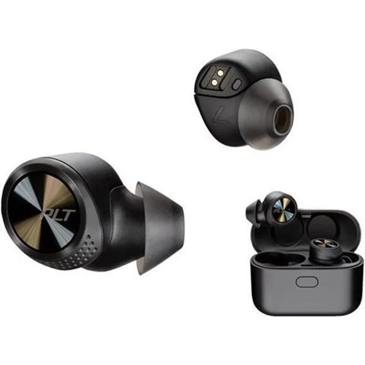 Plantronics BACKBEAT PRO 5100 True Wireless In-Ear Kopfhörer, mit Bluetooth, Mikrofon, geeignet für Sport, schwarz