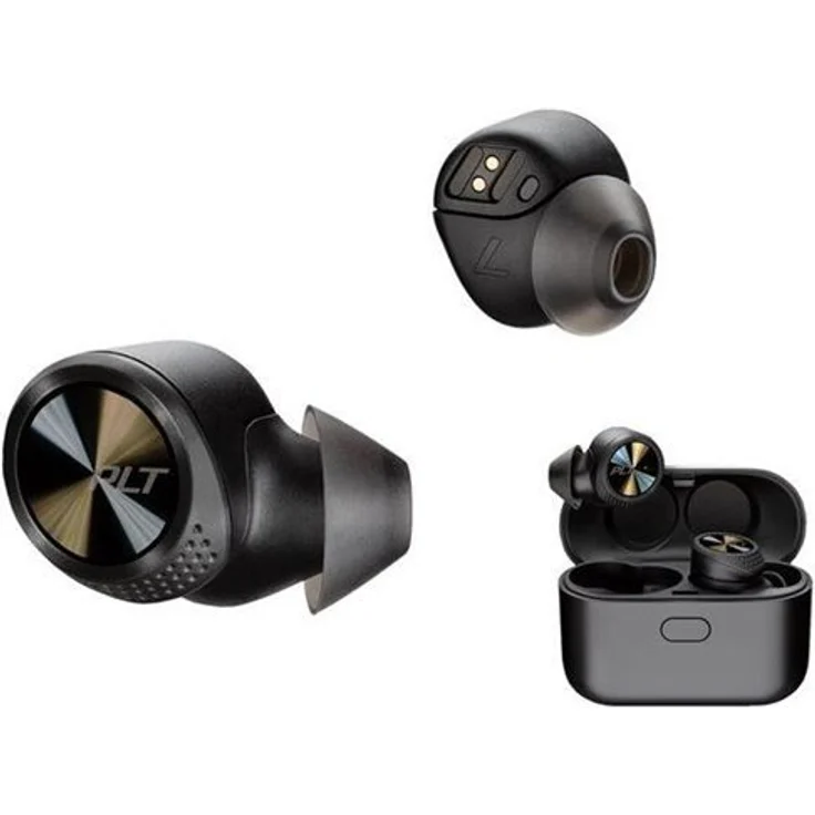 Plantronics BACKBEAT PRO 5100 True Wireless In-Ear Kopfhörer, mit Bluetooth, Mikrofon, geeignet für Sport, schwarz – Bild 1