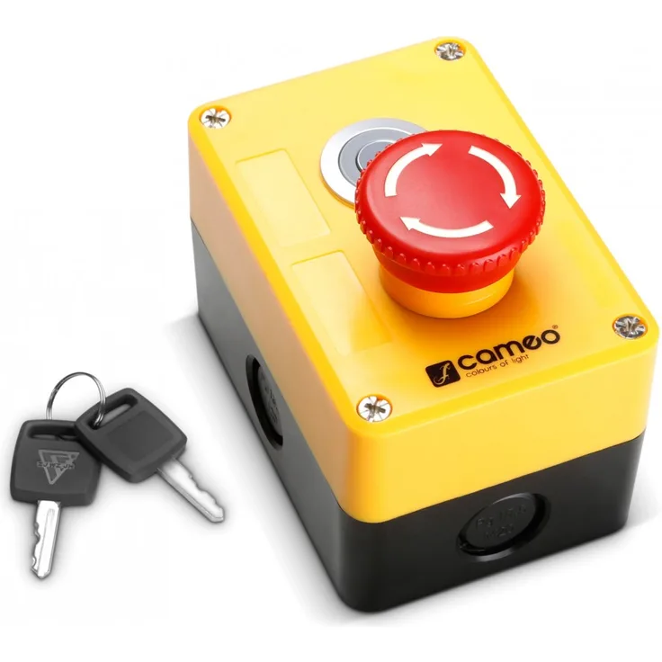 Cameo EKS XLR Not-Aus mit Schlüsselverriegelung