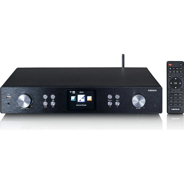 Lenco DIR-250 Internetradio mit Bluetooth, WLAN, schwarz – Bild 1