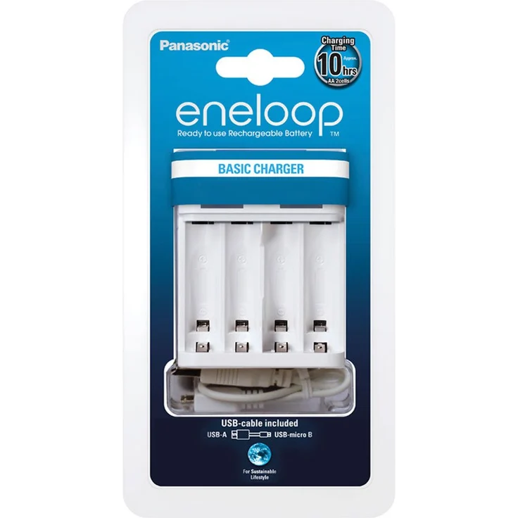 Panasonic BQ-CC61 Rundzellen-Ladegerät NiMH Micro (AAA), Mignon (AA) (Ladegerät ohne Akkus)