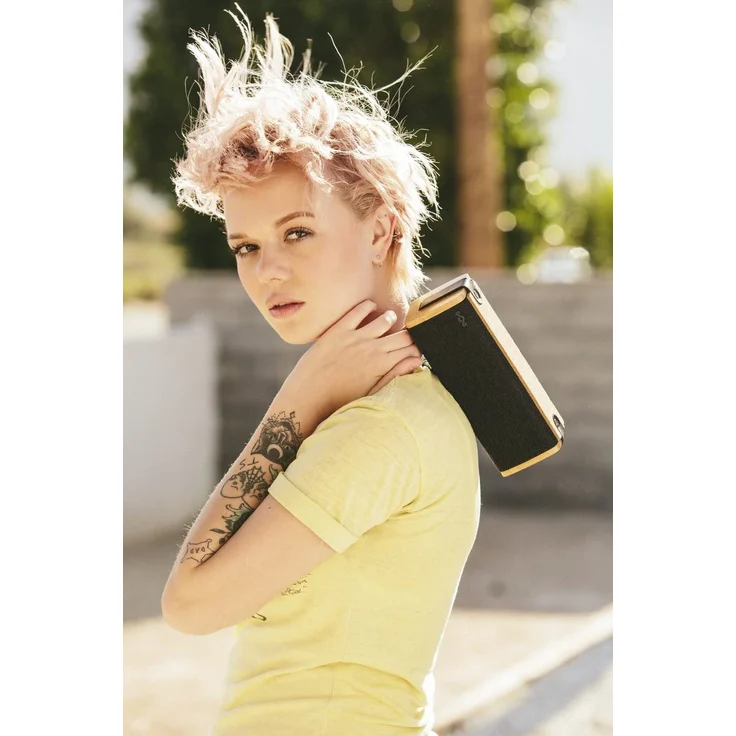 The House Of Marley Riddim Bluetooth-Lautsprecher mit Mikrofon, schwarz – Bild 13