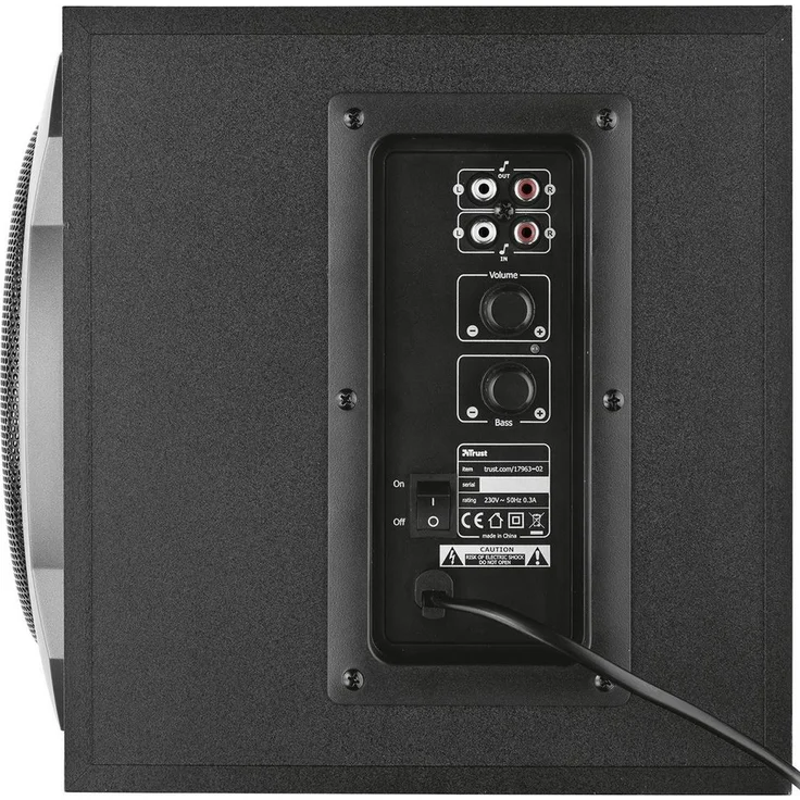 Trust GXT 38 2.1 Gaming Lautsprechersystem mit Subwoofer (für Smartphone-PC- Tablet, 120 Watt) – Bild 4