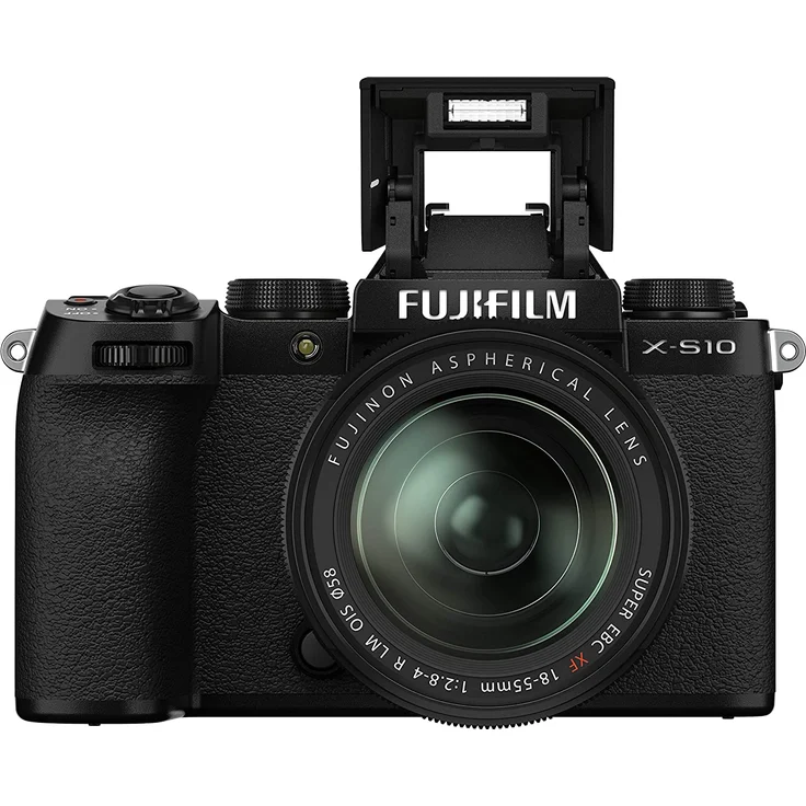 Fujifilm X-S10 Systemkamera, schwarz  inkl. Fujinon XF 18-55mm F2,8-4 Kit – Bild 3