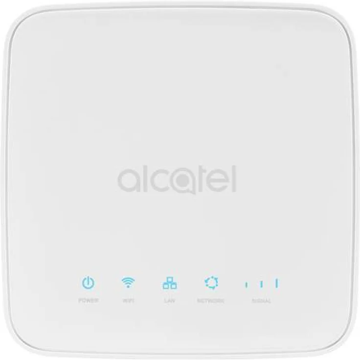 Alcatel HH40 4G-LTE-Router (CAT4 | 150 Mbit-s Download | 50 Mbit-s Upload), WLAN 802.11 b-g-n, Hotspot-Funktion, WPS, 2 x 100 Mbit-s LAN-Port, Weiß – Bild 3