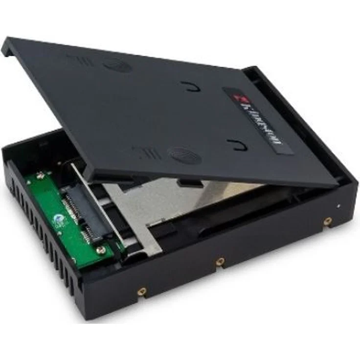 Kingston SNA-DC2-35 SATA DriveCarrier Einbaurahmen für 6,4 cm (2,5 Zoll) bis 8,9 cm (3,5 Zoll) schwarz
