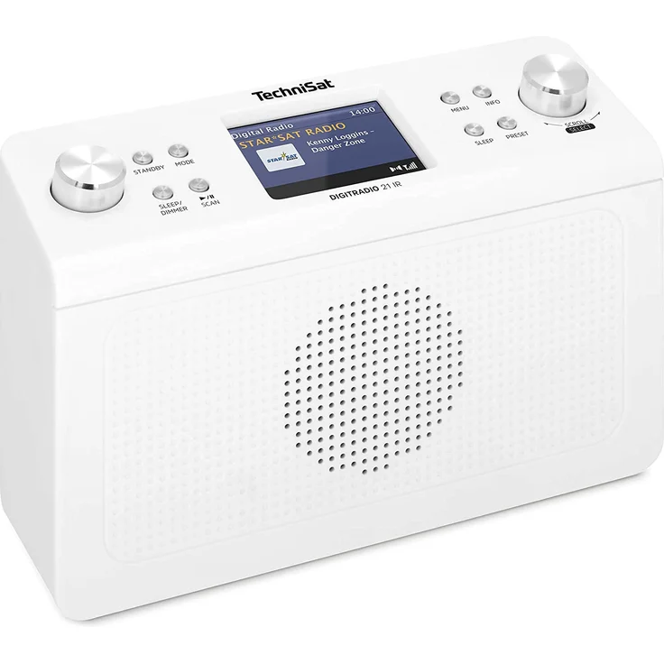 TechniSat DIGITRADIO 21 IR - Unterbaufähiges DAB+/UKW/Internet-Küchenradio mit Bluetooth, 2 W Mono-Lautsprecher, 2,8'' Farbdisplay, Uhr mit Wecker, Farbe: weiß – Bild 9