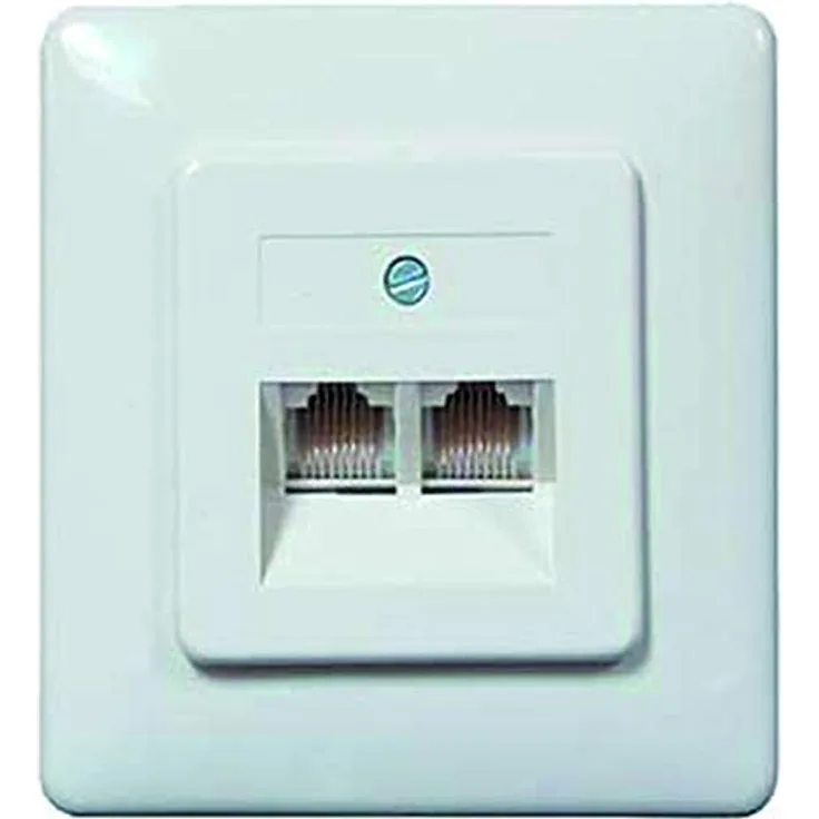 PROTEC.NET PUAE Anschlussdose AP 2xRJ45 2x8(8) rw