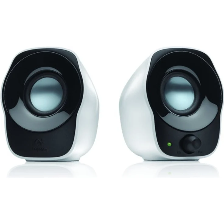 Logitech Z120 Notebook-Lautsprecher 2.0 (mit 3,5 mm USB-Stromversorgung) schwarz-silver – Bild 2