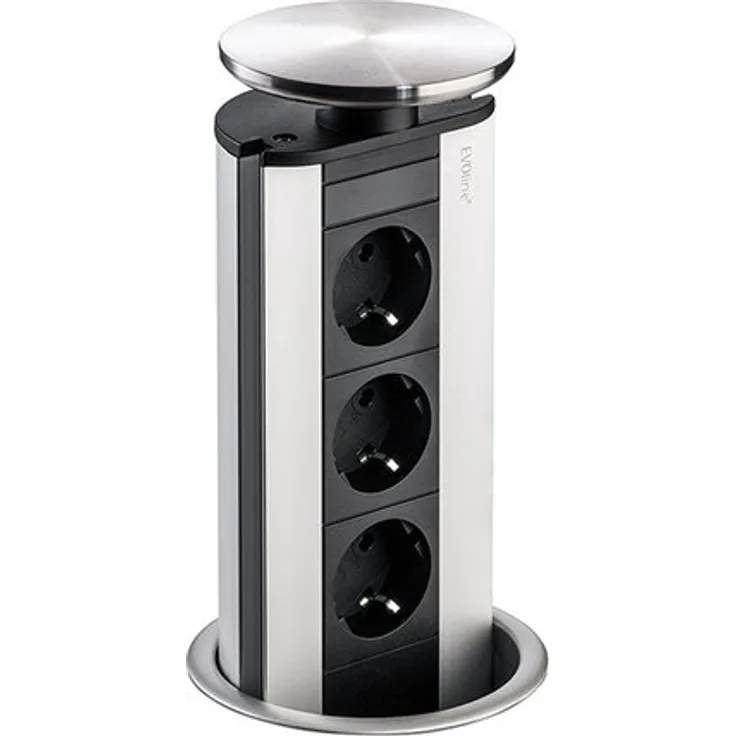 Naber CON-AKTIV Evoline Port 2 mit Schukosteckdosen 8031131
