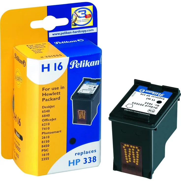 Pelikan H16 C8765EE Druckerpatrone (ersetzt HP 338) schwarz