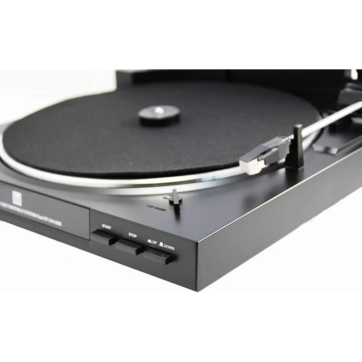Dual DT 210 USB Schallplattenspieler mit Digitalisierungsfunktion (USB, Auto-Stop-Start-Funktion, Riemenantrieb, Magnet-Tonarmabnehmer-System) schwarz – Bild 6