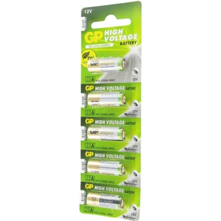 5 Stück GP23A 12 Volt Ultra High Voltage Alkaline Batterie 23Ae, A23, VA23GA, MS