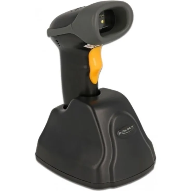 Delock 2,4 GHz Barcode Scanner 1D und 2D mit Ladestation (90518)