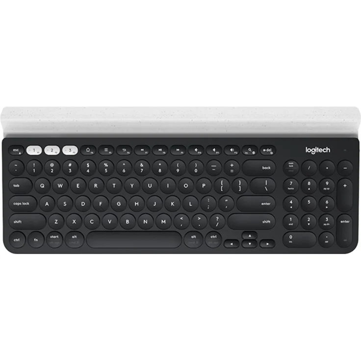 Logitech K780 Multi-Device - Tastatur - Bluetooth - Deutsch QWERTZ - weiß (920-008034) – Bild 1