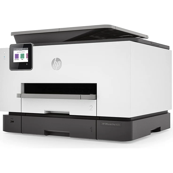 HP OfficeJet Pro 9020 (4-in-1) Multifunktionsdrucker - (Thermal Inkjet) Farbe, Druckgeschwindigkeit: 22 s/w, 18 Farbe, Auflösung: 1200 x 1200, USB, LAN, RJ-11, WLAN, AirPrint, NFC, WiFi-Direct, Instant Ink (1MR78B) – Bild 3