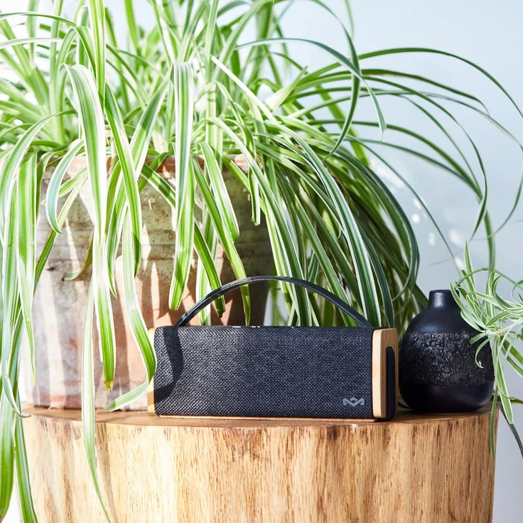 The House Of Marley Riddim Bluetooth-Lautsprecher mit Mikrofon, schwarz – Bild 14