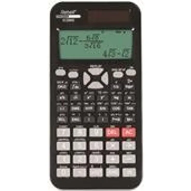 REBELL SC2080S - Wissenschaftlicher Taschenrechner, Dot-Matrix, schwarz (RE-SC2080S)