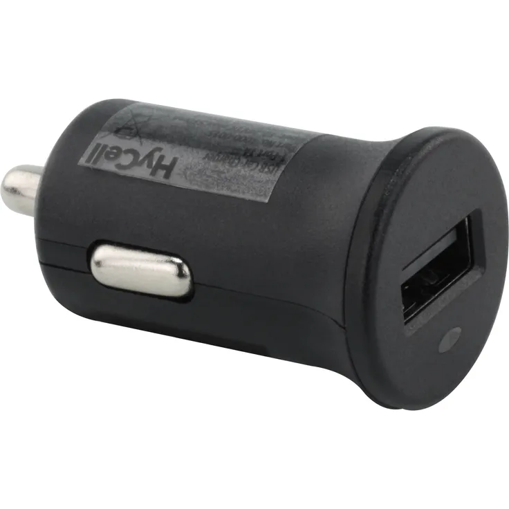 HyCell KFZ-Ladegerät mit einer USB-Ladebuchse für Smartphone, Handys und diverse USB-Geräte, 1000mA, 1-Port