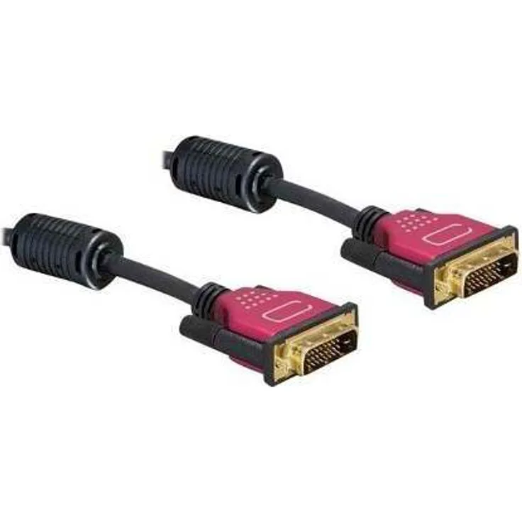 DeLOCK - DVI-Kabel - Dual Link - DVI-D (M) - DVI-D (M) - 1,8 m (84345)