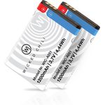 Wicked Chili 2X Akku kompatibel mit AMV Fritz!Fon C6 - 1200mAh bis 19 Stunden Gesprächsdauer, Ersatzakku C6 ohne Kapazitätsverlust - Ersetzt Fritzfon IP Telefon original Akku A051 (Li-Ion 4,4Wh 3,7V)