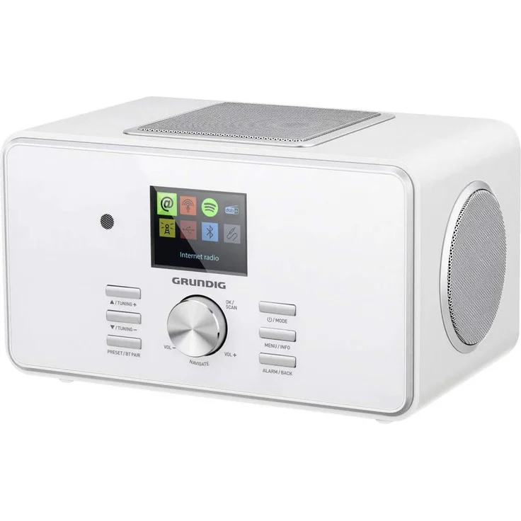 Grundig DTR 6000 X Tischradio mit Bluetooth, WLAN, TFT-Display, weiß – Bild 3