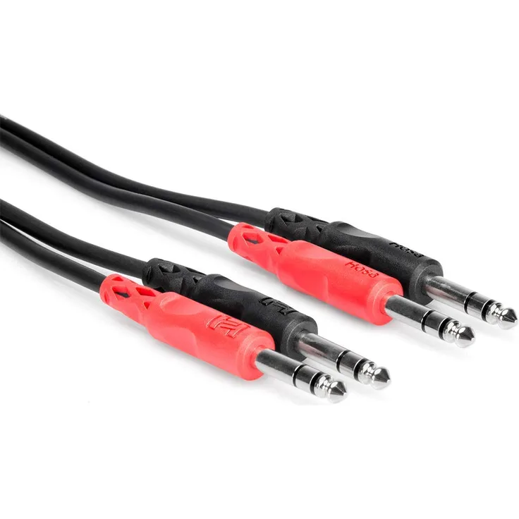 Hosa CSS203 Dual Kabel (6,3mm TRS-Beidseitig 3m)