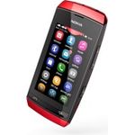 Nokia Asha 305 Smartphone Pixel (7,6 cm Pixel (3 Zoll) Touchscreen, 2 Megapixel Kamera, GPS) rot