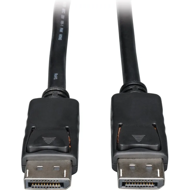 Tripp Lite DisplayPort Digitaler Video- und Audio-Kabel mit Laschen (M-M) 0 schwarz 1.83 m (6-ft.)
