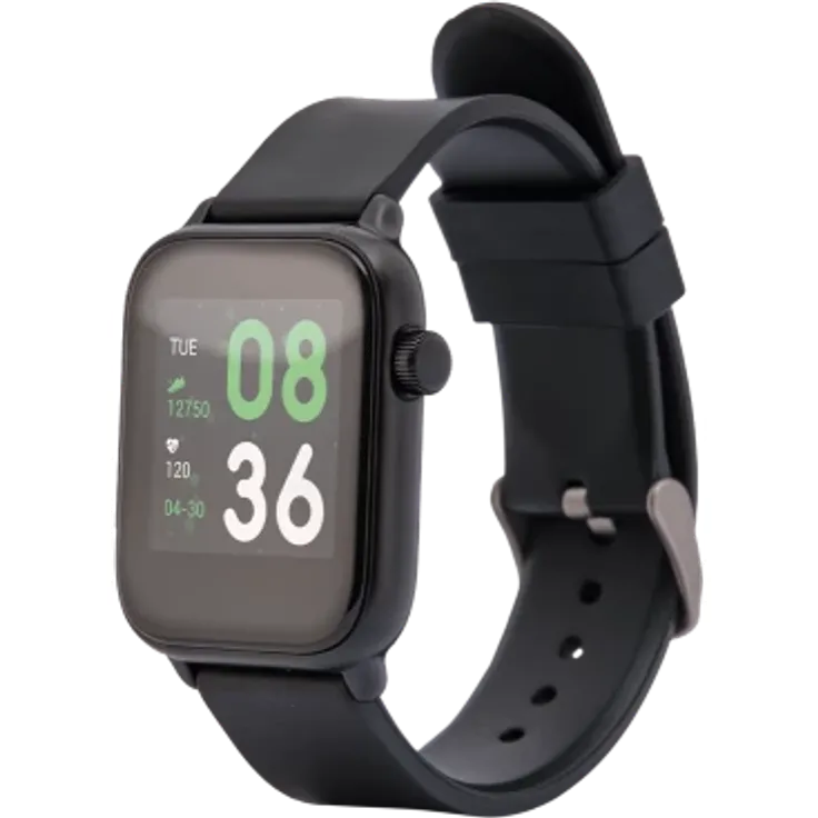 Xplora Xmove Smartwatch Unisex, 35 x 41,5 mm, Silikonarmband, Schwarz – Bild 2