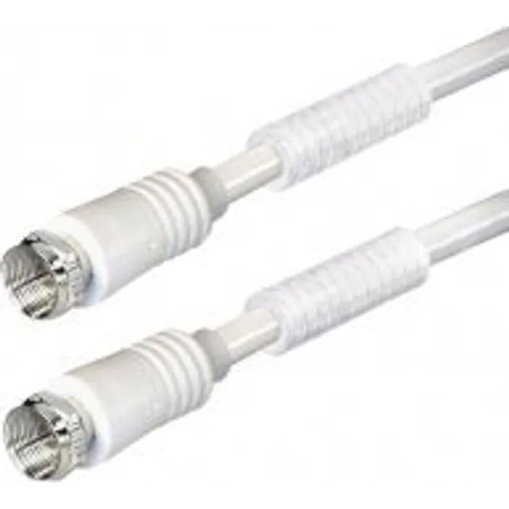 Transmedia FH 1-1 D - Koaxialkabel (1,5 m, F, F, Male Connector-Male Connector, Gerade, Gerade)