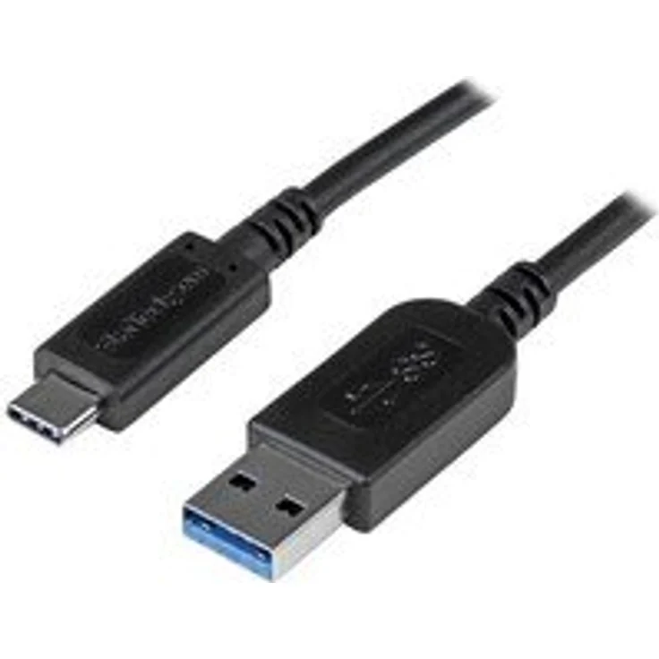 StarTech.com USB 3,1 USB-C to USB Cable - USB-Kabel - 9-polig USB Typ A (M) - 24-Pin-USB Typ C (M) - 1,0m (USB 3,1) - Schwarz - für Apple iMac (USB31AC1M) – Bild 1
