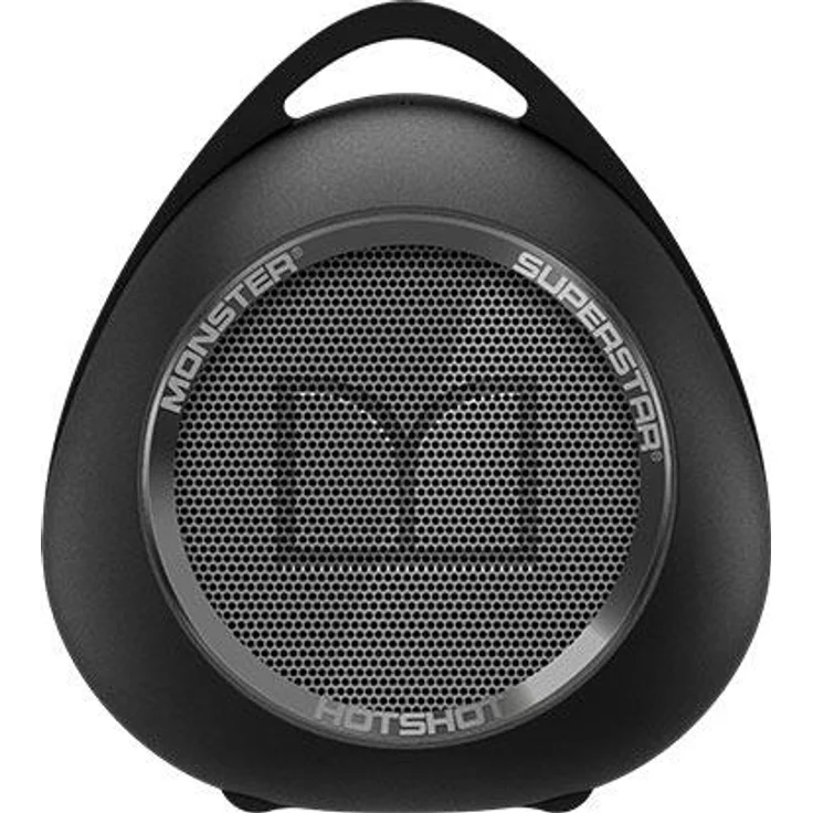 Monster Superstar Hotshot Stereo-Lautsprecher, zylindrisch schwarz Platin – Bild 1