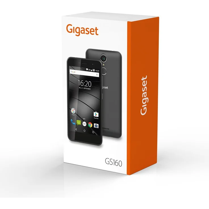 Gigaset GS160 Smartphone 12,7cm Pixel (5 Zoll) IPS-Display, 16GB interner Speicher, 1GB RAM, Dual-SIM, Android, Schwarz – Bild 7