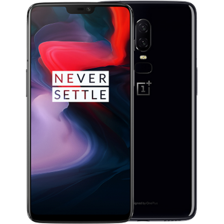OnePlus 6 Smartphone 15,9cm (6,3 Zoll) AMOLED-Display, 128GB interner Speicher, 6GB RAM, Dual-SIM, Android, Mirror Black - Preisvergleich – Bild 2