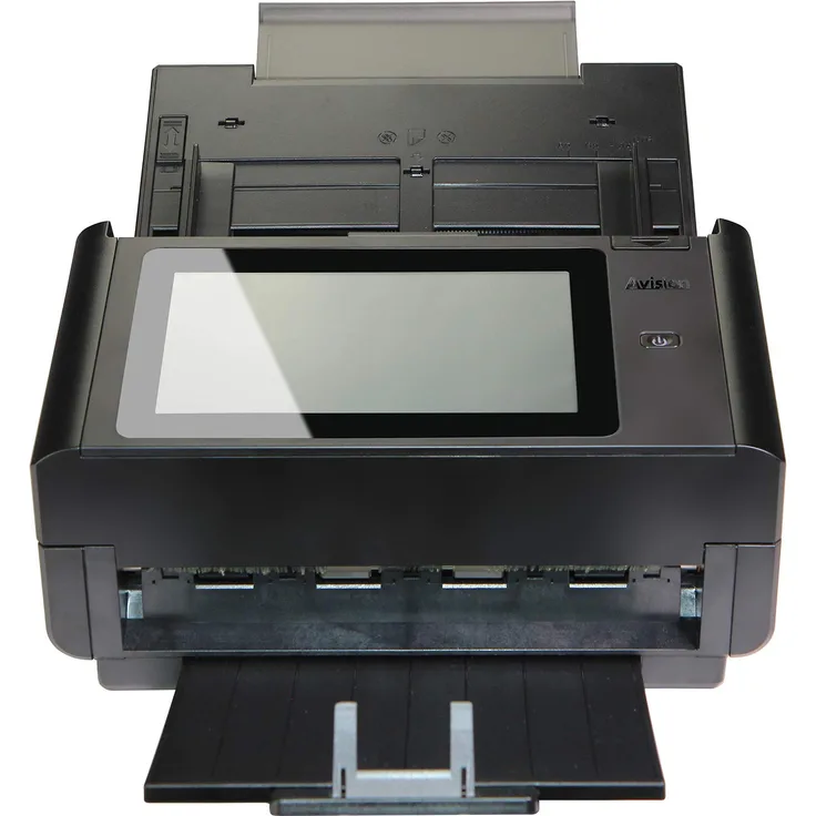 Avision AN360W Netzwerk Scanner mit Bildverarbeitungsprozessor VM3 | RJ-45 Ethernet 10/100/1000 Mb, Wi-Fi | 8'' Touch Display | 60ppm/120ipm A4 Color 300dpi | 100 Seiten ADF | USB 3.1 |