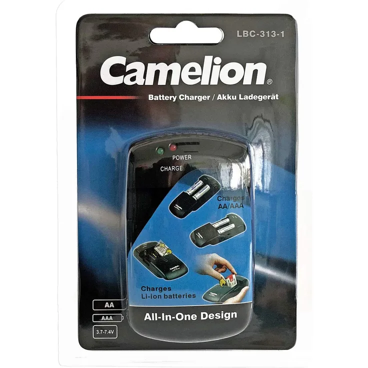 Camelion 20003131 Universal Ladegerät LBC-313-1 Schwarz