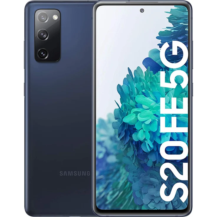 Samsung Galaxy S20 FE 5G Smartphone 16,51cm (6,5 Zoll) AMOLED-Display, 128GB interner Speicher, 6GB RAM, Hybrid-SIM, Cloud Navy – Bild 1