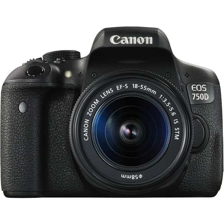Canon EOS 750D Kit schwarz inkl. EF-S 18-55mm IS STM