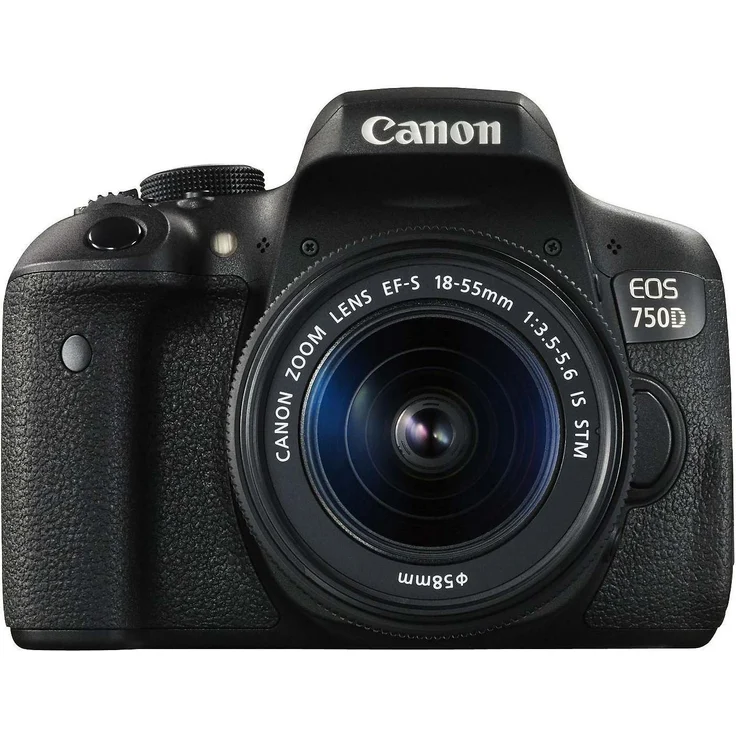 Canon EOS 750D Kit schwarz inkl. EF-S 18-55mm IS STM – Bild 1