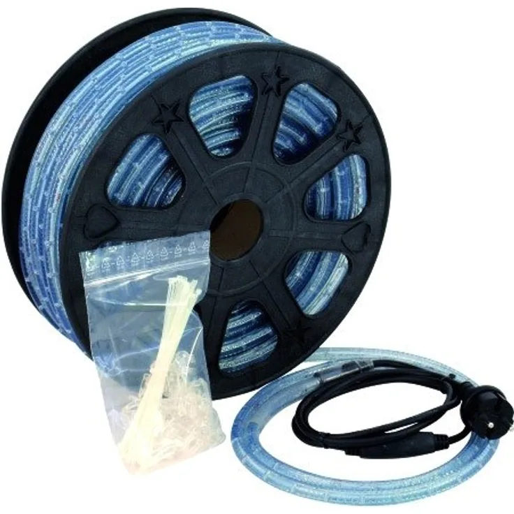 EUROLITE RUBBERLIGHT LED RL1-230V grün 44m