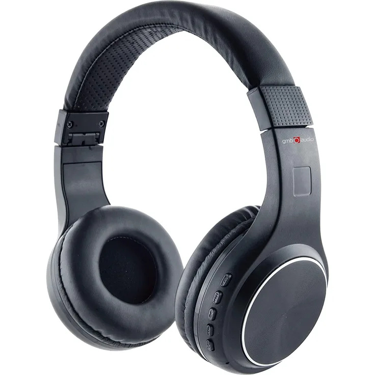 Gembird Warszawa Kopfhörer Kopfband 3,5-mm-Anschluss Mikro-USB Bluetooth Schwarz (BHP-WAW)