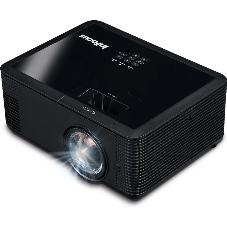 InFocus IN136ST Business-Beamer, DLP, WXGA (1280 x 800), Kontrast 28500:1, 4000 ANSI-Lumen, Bildverhältnis (16:9, 4:3), schwarz