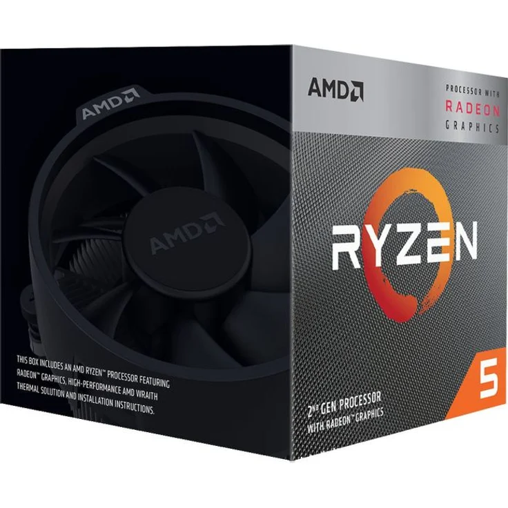 AMD Ryzen 5 3400G, 4 Kerne (8 Threads), 3,7 - 4,2 GHz, Boxed (YD3400C5FHBOX) – Bild 2